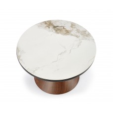 Apaļš marmora kafijas galdiņš GENESIS